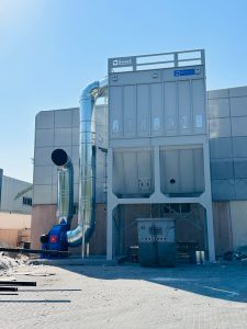 Dust extraction system for wood Industries